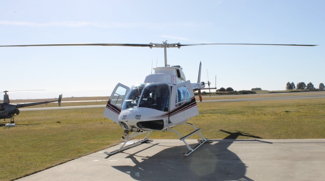 A Bell 206 Longranger Interior