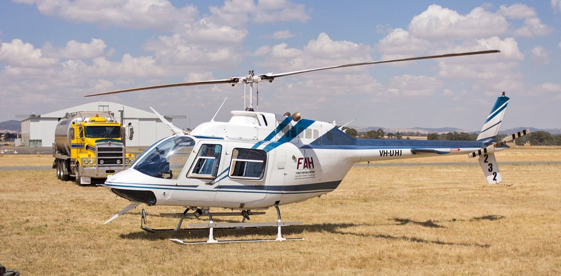 Bell 206B helicopter seating