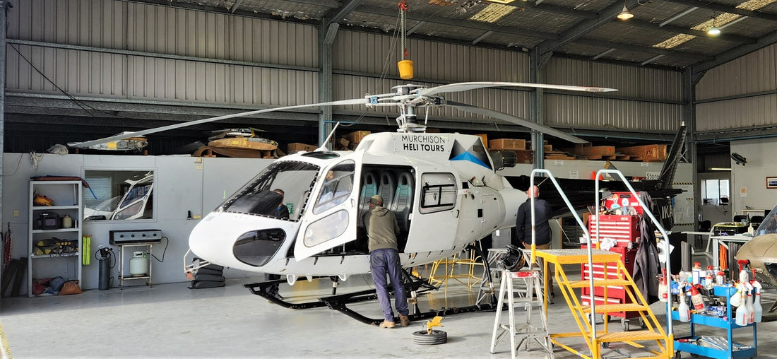 Fitting up an AS350