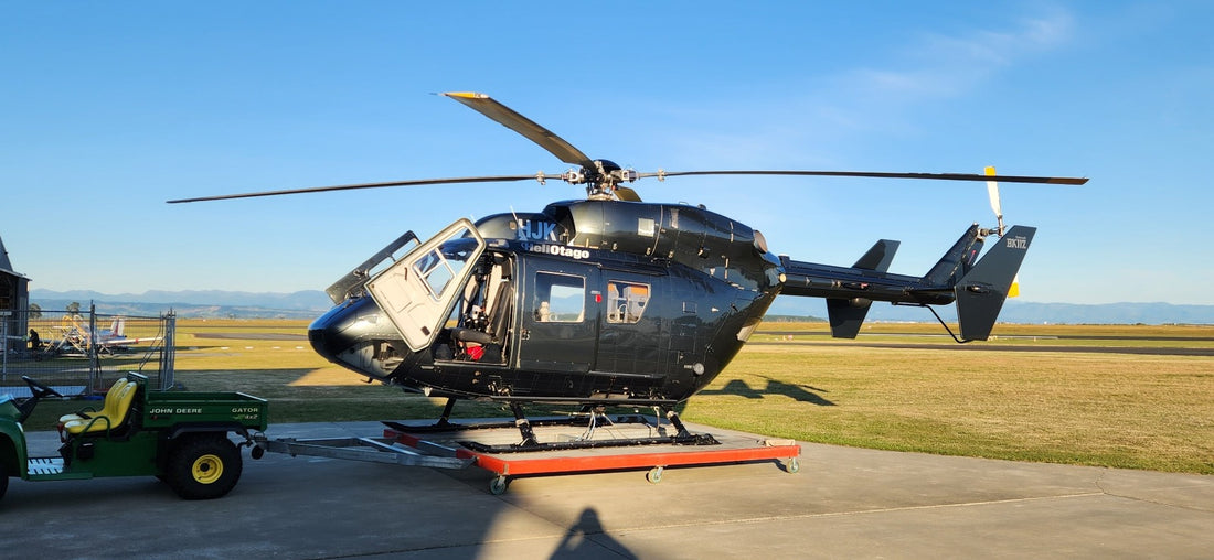 BK117 air ambulance interior