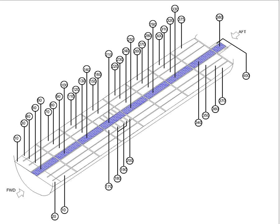 Boeing 737-800 Aisle Carpet Set