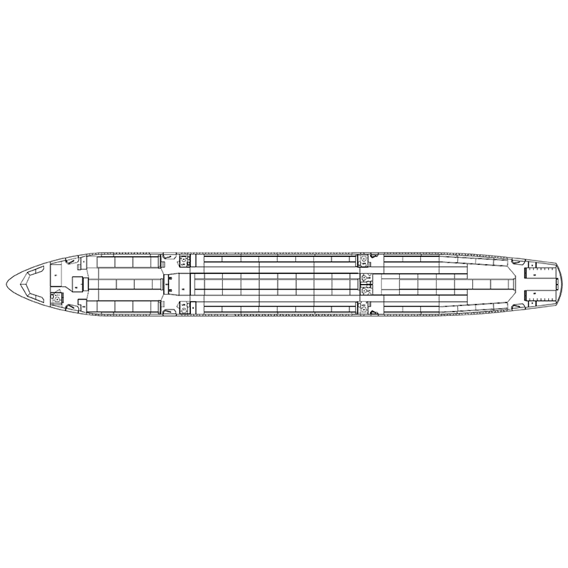 Airbus A330-200 Aisle Carpet Set