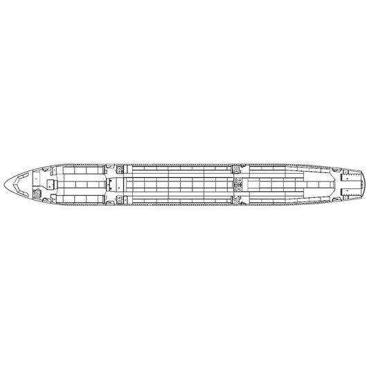 Airbus A330-200 Aisle Carpet Set