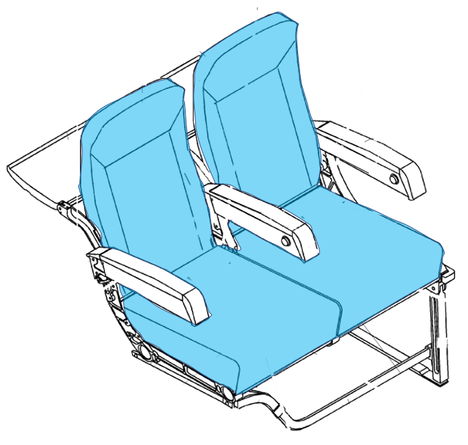 700-AJ13A Series, Y Class Seat Covers