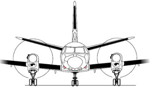 Saab 340 Pitot cover