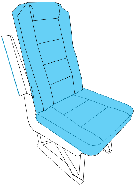 IAI, Commuter Series, Pax Seat Covers.