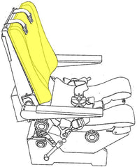 Cushion, Backrest, Crew Seat