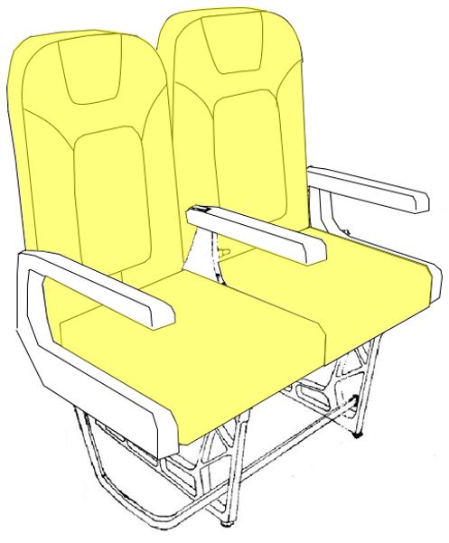 312RM Series, Y Class, Seat Cushion