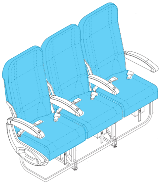 Pinnacle W/O H/rest, Y Class Seat Covers Boeing