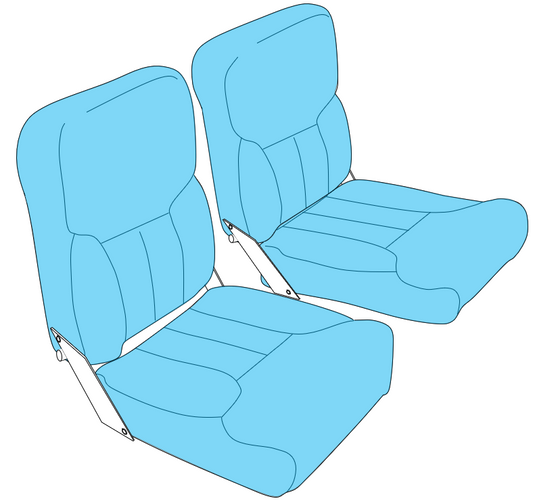 C150/152, Seat Upholstery (1978-85)