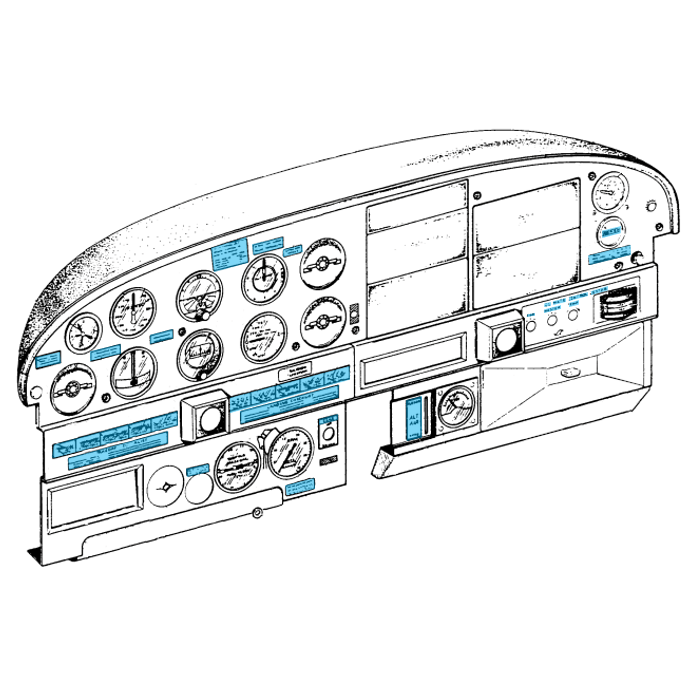 PA-34 Placard Set