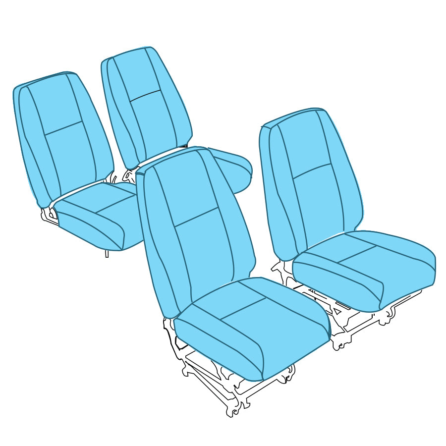 PA-28 Seat Upholstery (4 x bucket)