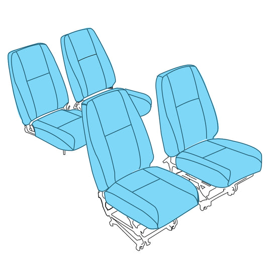 PA-28 Seat Upholstery (4 x bucket)