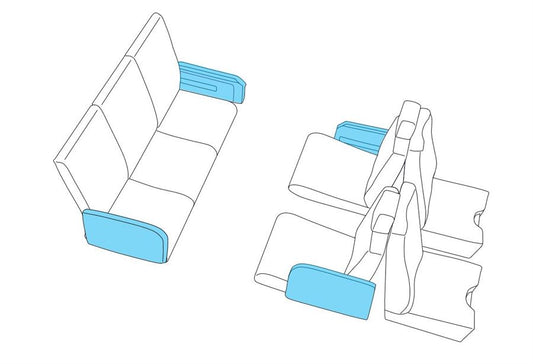 Bell 407 Armrest Covers