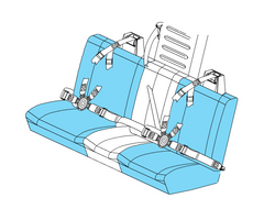 E Model, FWD Seat Assy, Generation I, W/o Centre Seat