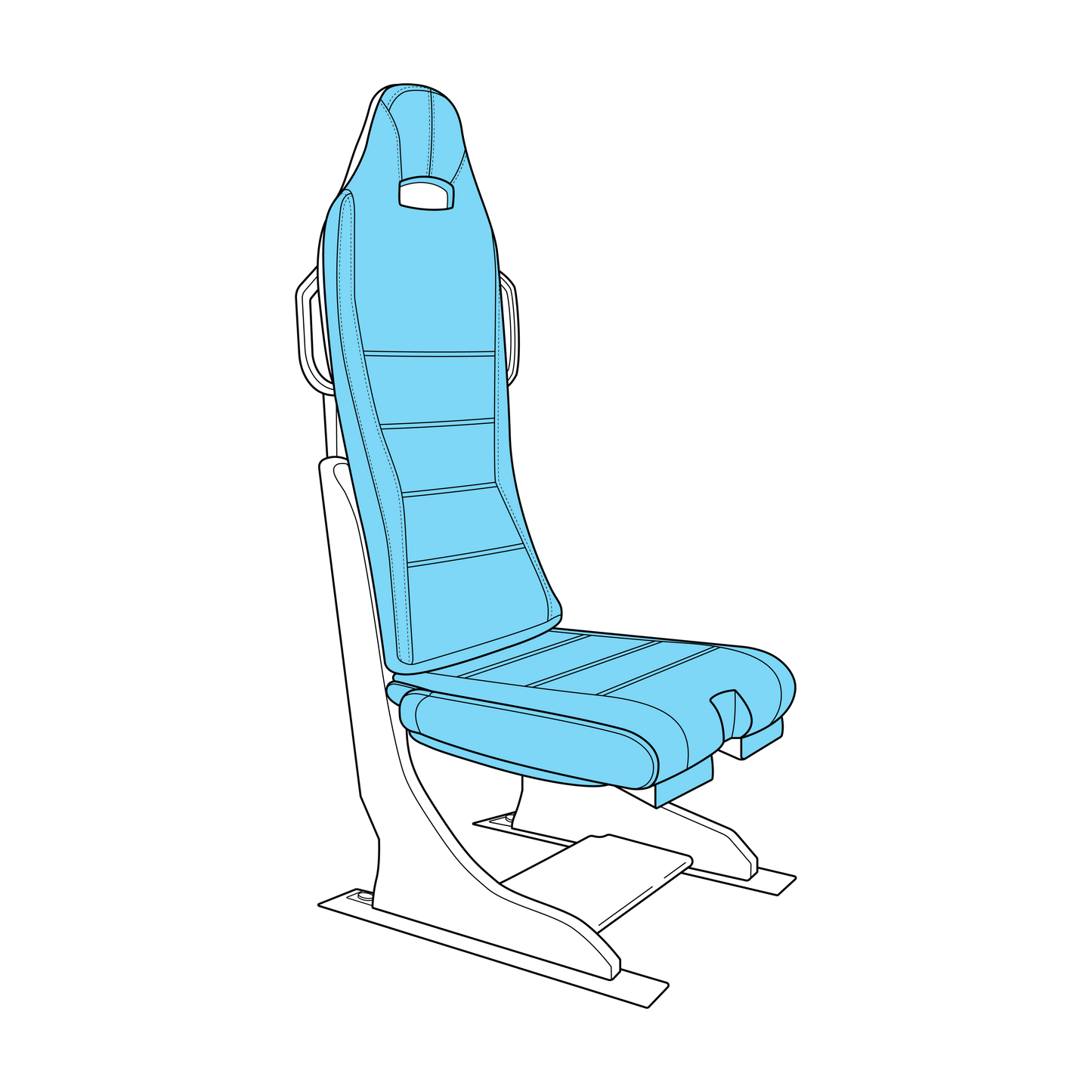 H125 Crew Seat Covers, 198/284 Series