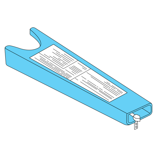 BO105 Gust lock cover