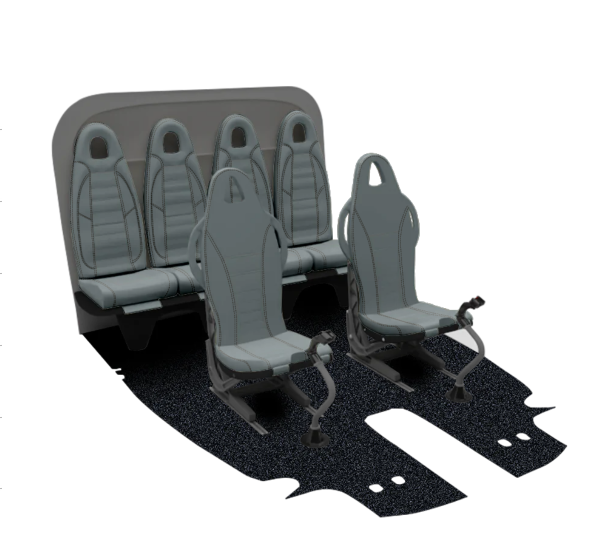 Ancient Grey, Standard Trim Kit, H125 Series