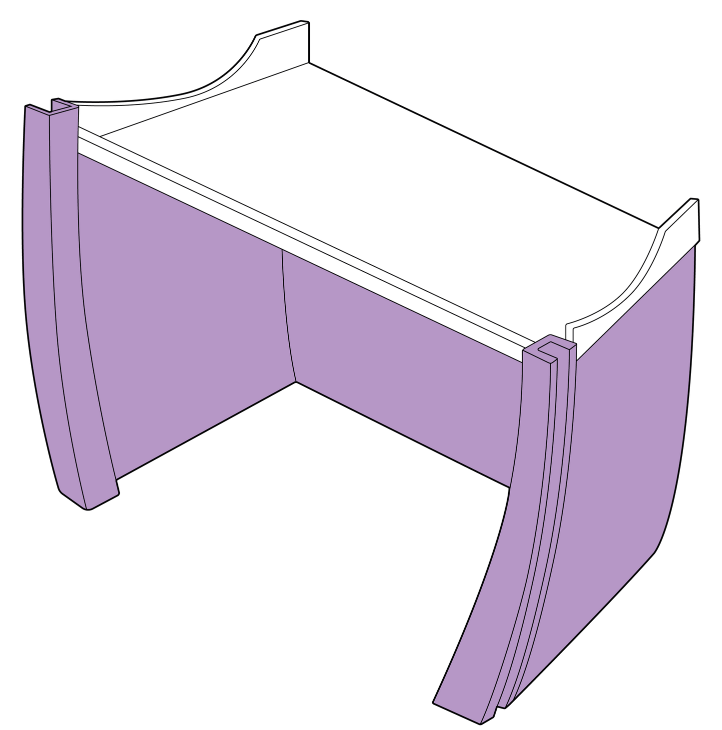 Early Cessna Baggage Sidewall Trim Panels